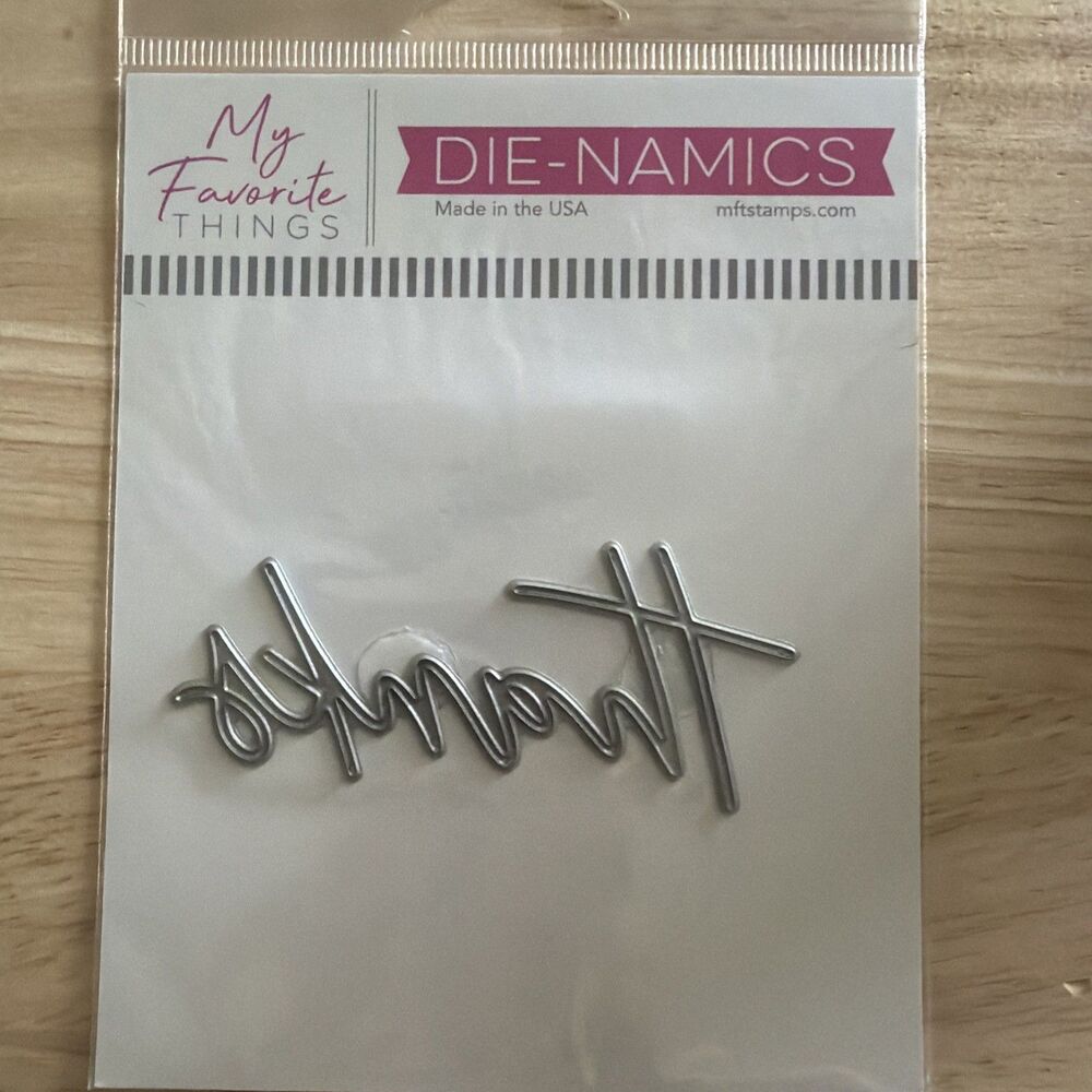 NEW! My Favorite Things Die-Namics  -  THANKS WORD DIE